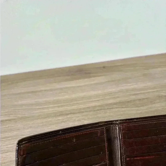 Salvatore  Ferragamo Wallet Brown Leather Vintage - Picture 7 of 10